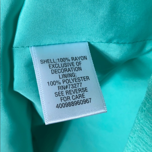 Candie’s Teal Blue Dress - Picture 7 of 8